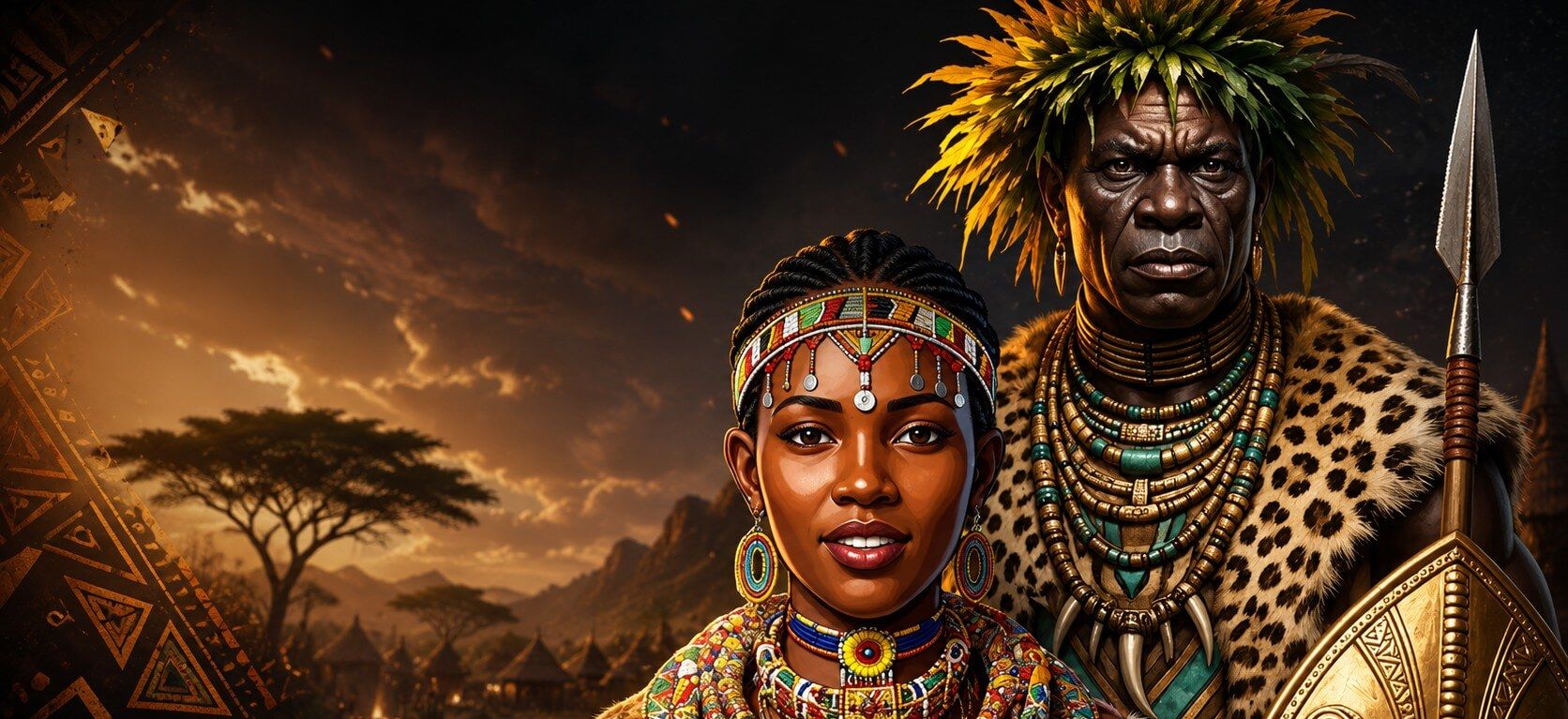 AFRICA TRADITIONAL REGALIA - 3D Game-Ready Asset Development Challenge - Competition Banner | CGAfrica