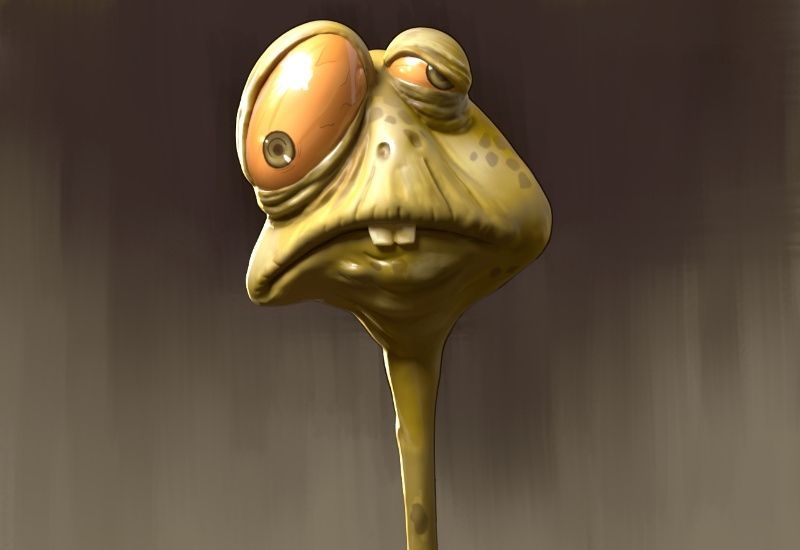 Tired Turtle digital sculpt