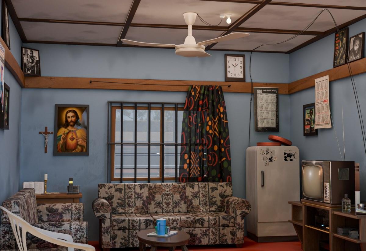 2000-themed interior design